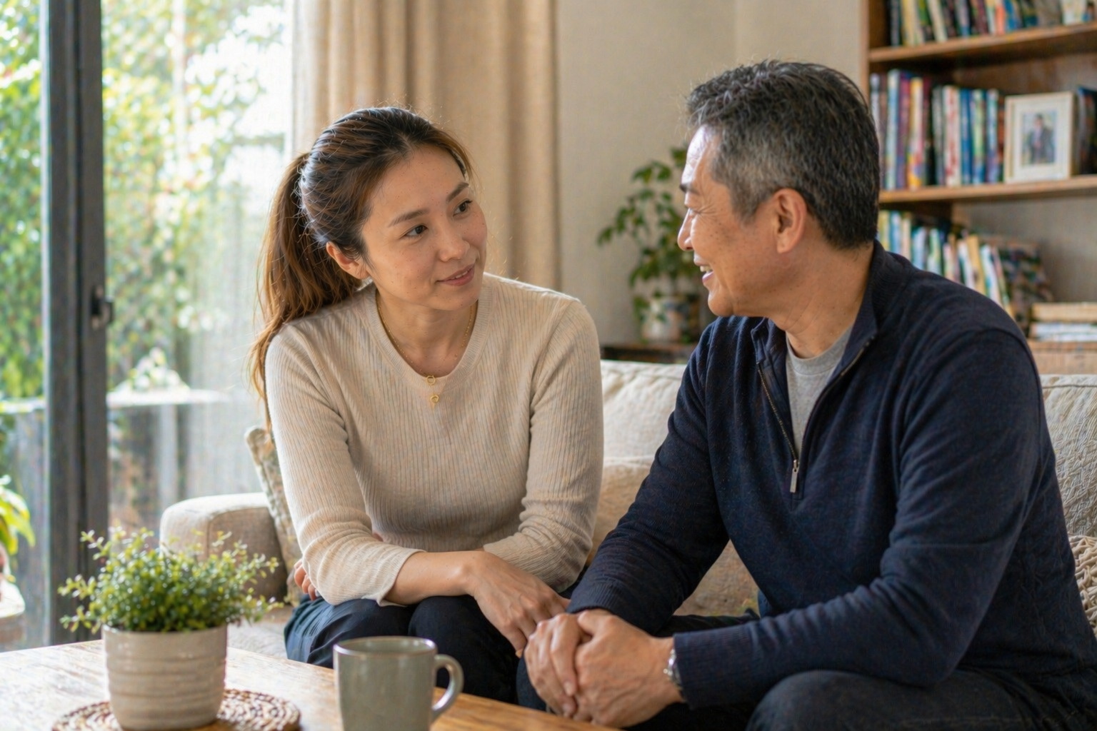 Support worker discussing a personalised care plan with a client at home — Together We Support Melbourne Eastern Suburbs